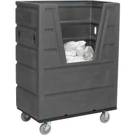 GoVets™ Hopper Front Plastic Bulk Truck 43 Cu. Ft. Gray 556GY987