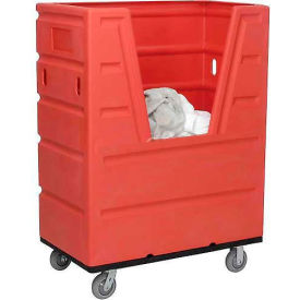 GoVets™ Hopper Front Plastic Bulk Truck 43 Cu. Ft. Red 556RD987