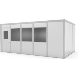 GoVets™ Modular Inplant Office W/3 Windows Class A 20'Wx12