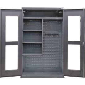 GoVets Clear-View Configurable Janitorial Cabinet 48