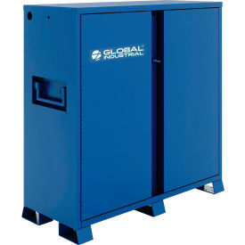 GoVets™ Jobsite Cabinet 2 Doors 52 Cu. Ft. Steel Blue 724133