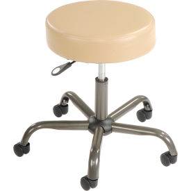 Interion® Antimicrobial Medical Stool - Vinyl - Beige 159240