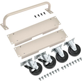 Caster & Handle Kit for GoVets™ 16-Chromebook & Laptop Charging Cabinet Putty 049PY670