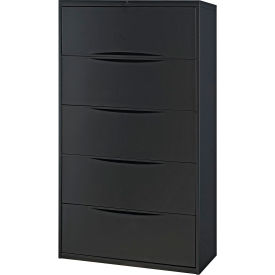 Interion® Premium Lateral File Cabinet 5 Drawers 36
