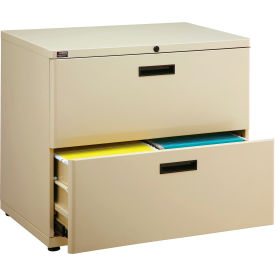 Interion® 2 Drawer Lateral File Cabinet Legal & Letter Size 30