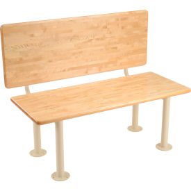 GoVets™ ADA Locker Room Bench Hardwood 48