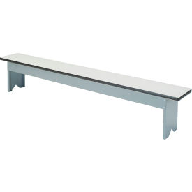 GoVets™ Locker Room Bench Laminate Top with Steel Base 96x12x18 910702