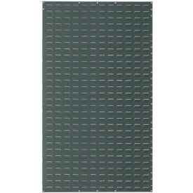 GoVets™ Louvered Wall Panel Without Bins 36x61 Gray 958239