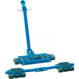 Steerable Machinery Moving Skate Roller Kits 18 Ton Capacity PHNXET9