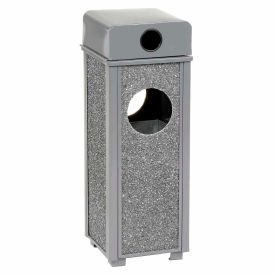 GoVets™ Stone Panel Trash Weather Urn 2-1/2 Gallon 10-1/4