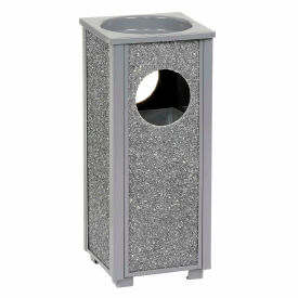GoVets™ Stone Panel Trash Sand Urn Gray 2-1/2 Gallon 10-1/4