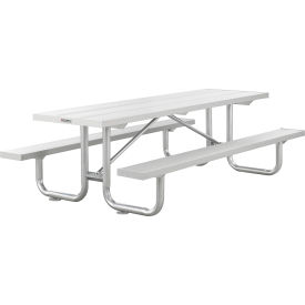 GoVets™ 8' Heavy-Duty Anodized Aluminum Picnic Table 131348