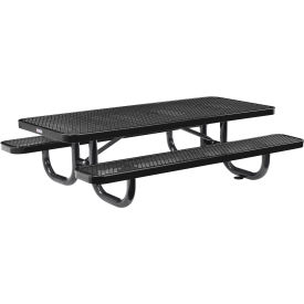 GoVets™ 6' Rectangular Kids Picnic Table Expanded Metal Black 152KBK277