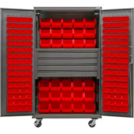 GoVets Configurable Mobile Drawer Cabinet Gray 48