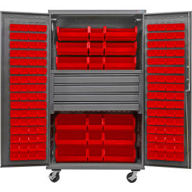 GoVets Configurable Mobile Drawer Cabinet Gray 48