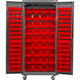 GoVets Configurable Mobile Bin Cabinet 36