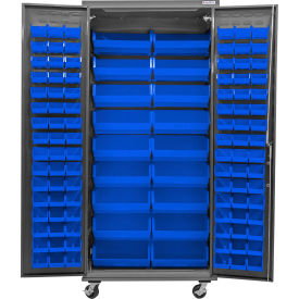 GoVets Configurable Mobile Bin Cabinet 36