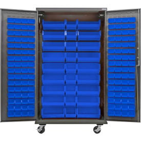 GoVets Configurable Mobile Bin Cabinet 48