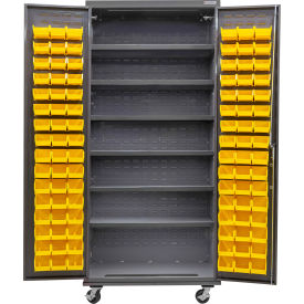 GoVets E-Lock Configurable Mobile Bin Cabinet36