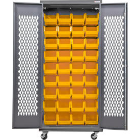 GoVets Configurable Ventilated Mobile Charging Cabinet 36