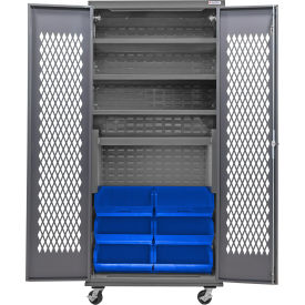 GoVets Configurable Ventilated Mobile Charging Cabinet 36