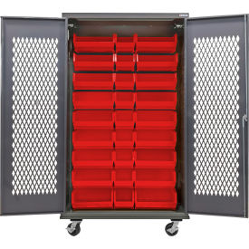 GoVets Configurable Ventilated Mobile Charging Cabinet 48