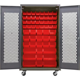 GoVets Configurable Ventilated Mobile Charging Cabinet 48