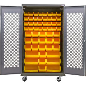 GoVets Configurable Ventilated Mobile Charging Cabinet 48