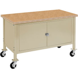 GoVets™ Mobile Cabinet Workbench - Shop Square Edge 60