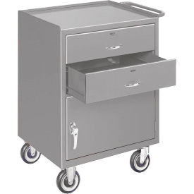 GoVets™ Mobile Drawer Bench W/ Cabinet & 2 Drawers 24