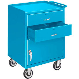 GoVets™ Mobile Drawer Bench W/ Cabinet & 2 Drawers 24