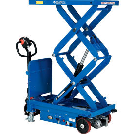 GoVets™ Self Propelled Mobile Double Scissor Lift Table 40