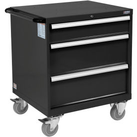 GoVets™ Mobile Modular Drawer Cabinet 3 Drawers w/Lock 30