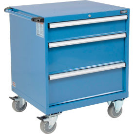 GoVets™ Mobile Modular Drawer Cabinet 3 Drawers w/Lock 30