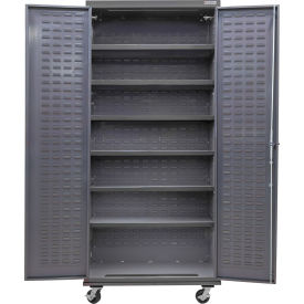 GoVets Configurable Mobile Shelf Cabinet 36