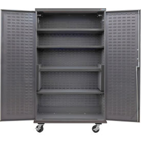 GoVets Configurable Mobile Shelf Cabinet 48