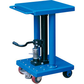 GoVets™ Work Positioning Post Lift Table Foot Control 500 Lb. Cap. 18x18 Platform 054232