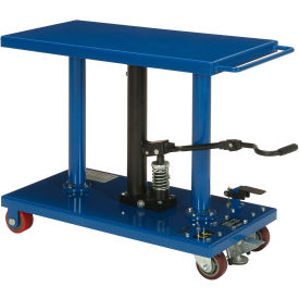 GoVets™ Work Positioning Post Lift Table Foot Control 1000 Lb. Cap. 36x18 Platform 056232