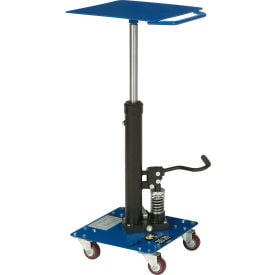 GoVets™ Work Positioning Post Lift Table Foot Control 200 Lb. Cap. 16x16 Platform 098501
