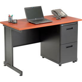 Interion® Office Desk with 2 Drawers - 48