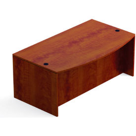 Offices To Go™ Wood Desk with Bow Front - 71