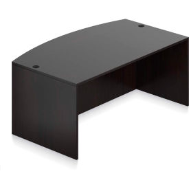 Offices To Go™ Wood Desk with Bow Front - 71