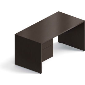 Global™ Wood Desk - Left Pedestal - 60