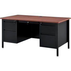 Interion® Steel Teachers Desk 60