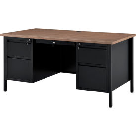 Interion® Steel Teachers Desk 60