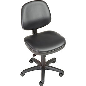 Interion® Antimicrobial Armless Chair Black 123-AM516
