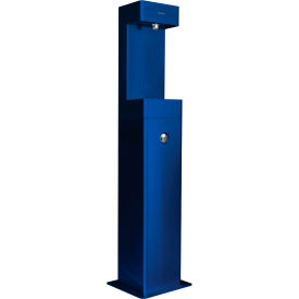 GoVets™ Outdoor Pedestal Bottle Filling Station Blue 222BL761