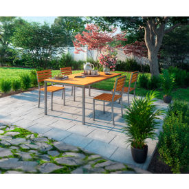 GoVets™ Resin Outdoor Dining Table & Chair Set 70