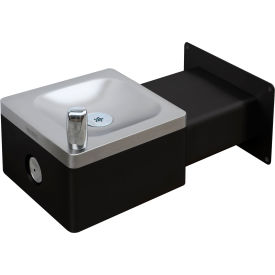 GoVets™ Outdoor Wall Mount Drinking Fountain Black 224BK761