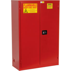 GoVets™ Paint & Ink Storage Cabinet Manual Close DBL Door 72 Gallon 43